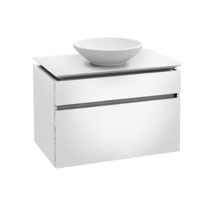 Villeroy & Boch Legato onderkast met 2 laden voor opzetwaskom midden 100x50x55cm matwit