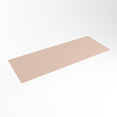 Mondiaz TOP 23 Topblad - 110x23.5x0.9cm - geschikt voor afdekplaat - Solid surface - Rosee