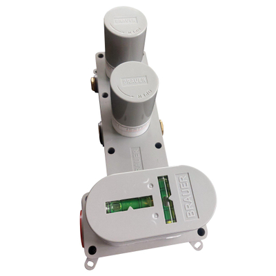 Brauer Gunmetal Edition Regendoucheset inbouw - hoofddouche 30cm - 3 gladde knoppen - rechte wandarm - handdouche rond 3 standen - PVD - geborsteld gunmetal