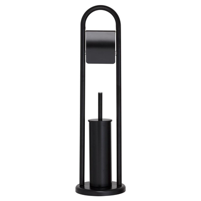 Sealskin Acero Toiletbutler - Toiletrolhouder - Toiletborstel met houder - vrijstaand Zwart