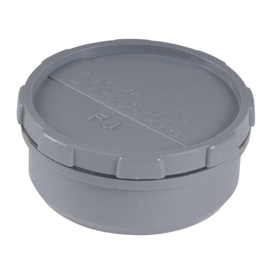 Nicolle/ Jimten/ Redi HWA eindstuk met schroefdeksel 80 mm PVC