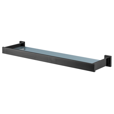 Haceka Edge Planchet Glas Grafiet Gunmetal 60cm