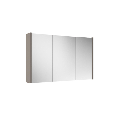 Adema Prime Spiegelkast - 100x63x16cm -inclusief zijpanelen - taupe