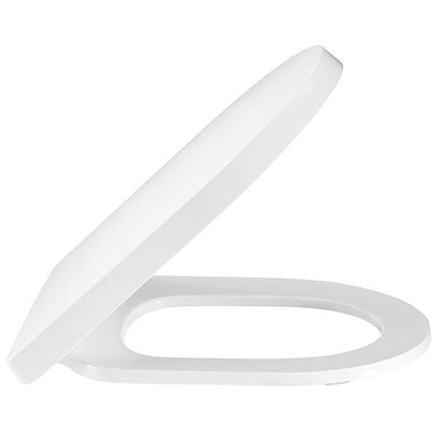 Pressalit Comfort D2 closetzitting - 50x40x36.8cm - softclose & quickrelease - scharniermodel DK3 - polygiene - wit