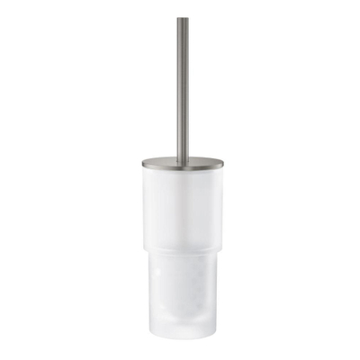 GROHE Atrio Toiletborstelhouder - wandmontage - rond - gesloten - supersteel