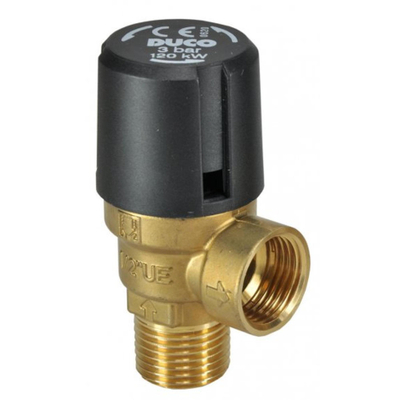 Riko Duco veiligheidsventiel 1/2bu. 3 Bar