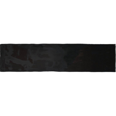 SAMPLE Cifre Cerámica Wandtegel Colonial Black Vintage Glans Zwart