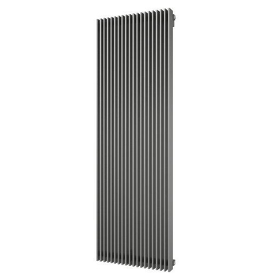 Plieger Antika Retto designradiator verticaal middenaansluiting 1800x595mm 1753W parelgrijs (pearl grey)