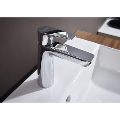 Hansgrohe Talis E wastafelkraan 110 met waste polished gold
