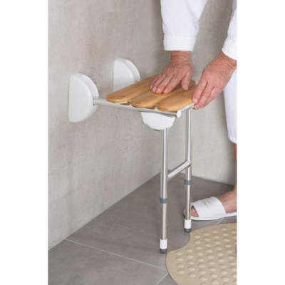 Ridder Pro ondersteuning voor douchezitje opklapbaar chroom