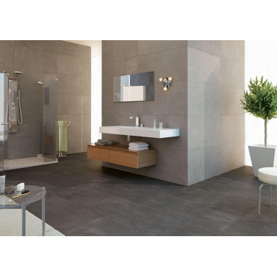 Cifre Ceramica Nexus wand- en vloertegel - 60x120cm - gerectificeerd - Betonlook - Antracite mat (antraciet)