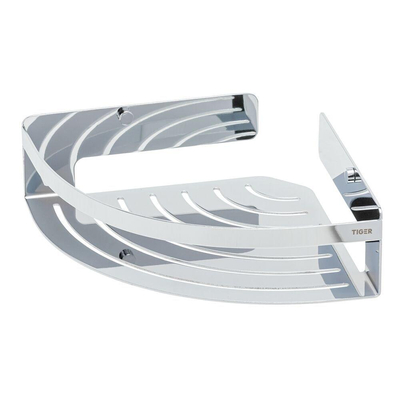 Tiger Caddy Douchemand Hoek groot Chroom 22.4x7x22.4cm
