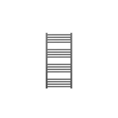Crosswater MPRO handdoekradiator - 90x43cm - 342watt - geborsteld slate (gunmetal)