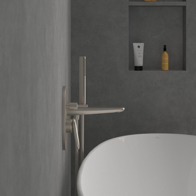 Villeroy & Boch Antao Eengreeps inbouwkraan - Matt Brushed Nickel (RVS)