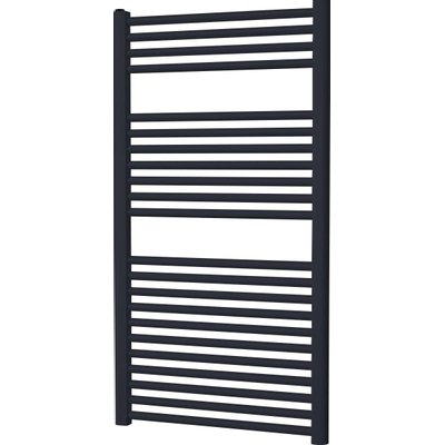 Plieger Palermo designradiator horizontaal 111.1x50cm 519W mat zwart