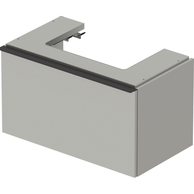 Duravit D-Neo wastafelonderkast 78.4x44x44.2cm 1 lade Betongrijs Mat