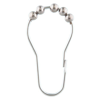 Differnz Anello Douchegordijnringen 12stuks Chroom