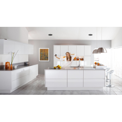 Aquasound WiFi Audio wifi-audiosysteem - (airplay - dlna) - 70 watt - incl zumba speakers wit (230 mm) - . 230v/24v - lan / wlan