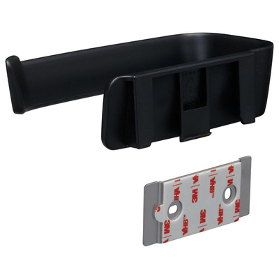 Tiger Tess Toiletrolhouder - zonder klep - zelfklevend/boren - zwart