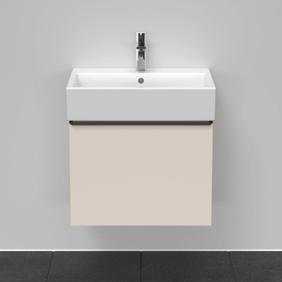 Duravit D-Neo wastafelonderkast 58.4x44x44.2cm 1 lade Taupe Mat