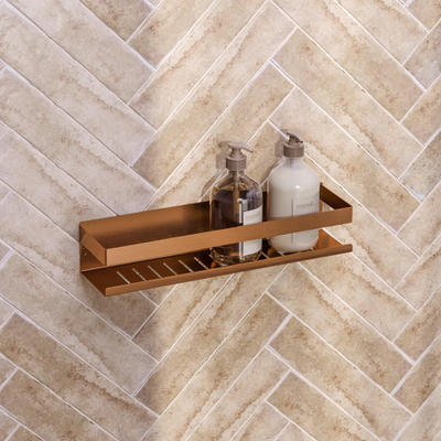 Brauer doucherek - 40x10cm - Koper geborsteld