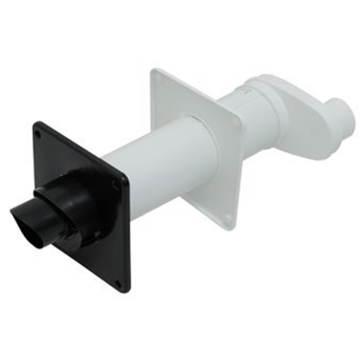 Burgerhout SAFE PP HR muurdoorvoer met adapter 2 x 80mm L=640mm