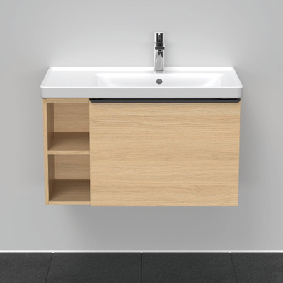 Duravit D-Neo wastafelonderkast 78.4x44x45.2cm 1 lade met softclose Natuur eiken Mat