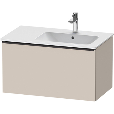 Duravit D-Neo wastafelonderkast 81x44x46.2cm 1 lade Taupe Mat