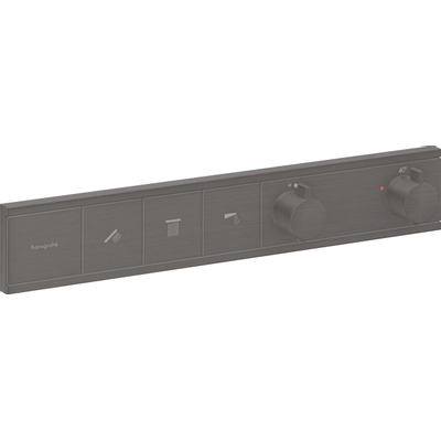Hansgrohe Rainselect thermostaat inbouw v. 3 functies br. black chr.