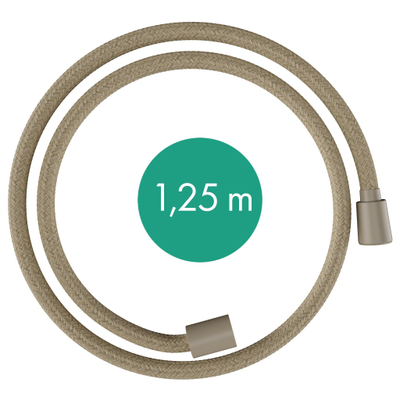 Hansgrohe Designflex textiel doucheslang 125cm Zand (Beige)