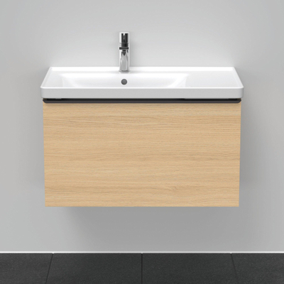 Duravit D-Neo wastafelonderkast 78.4x44x45.2cm 1 lade met softclose Natuur eiken Mat