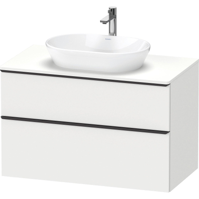 Duravit D-Neo wastafelonderkast 100x66.4x55cm 2 lades wit Mat