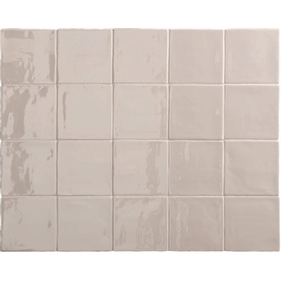 SAMPLE By Goof Wandtegel Oud Hollandse witjes oud ivoor Vintage Glans Ivoor Wit