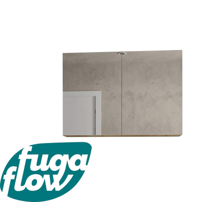 FugaFlow Eccelente Arredo spiegel badkamer spiegelkast - 100x70cm - eiken