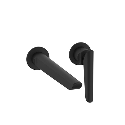 Crosswater Foile wastafelkraan - inbouw - zwart mat