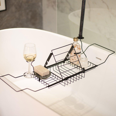 Adema badrek uitschuifbaar 62-90cm - zwart