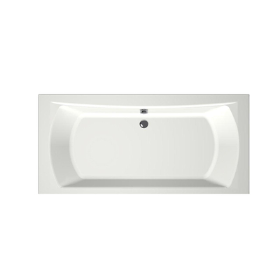 Xenz Robijn Inbouwbad - 190x90cm - inhoud 320L - met afvoer - Wit mat