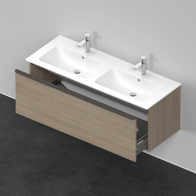 Duravit D-Neo wastafelonderkast 128x44x46.2cm 1 lade Eiken (terra) Mat