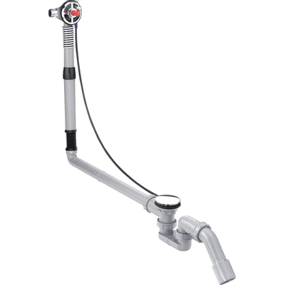 Hansgrohe Exafill S badafvoer overloop en vulcombinatie met waste basisgarnituur voor speciaal bad