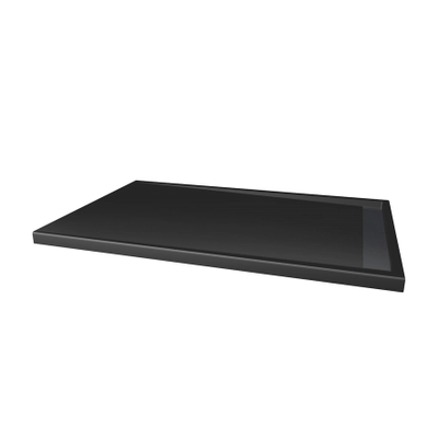 Xenz easy tray douchevloer 140x90x5cm rechthoek acryl ebony TWEEDEKANS