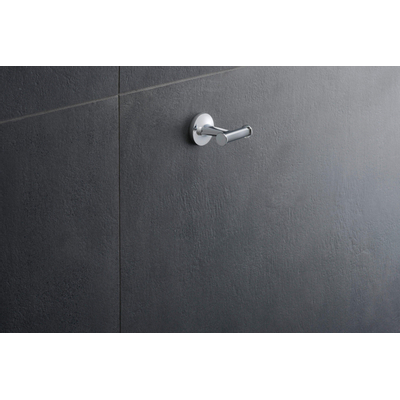 Duravit Starck T Handdoekhaak - dubbel - rond - chroom