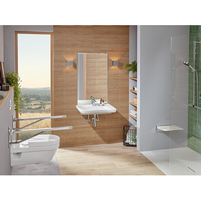 Villeroy & Boch Squaro Infinity kunststof douchebak quaryl rechthoekig 180x100x4cm mat wit