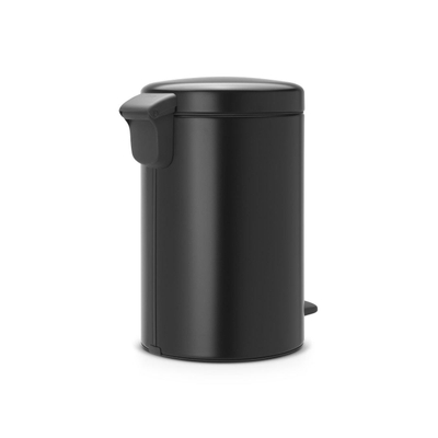 Brabantia NewIcon pedaalemmer 12 liter met kunststof binnenemmer Matt Black