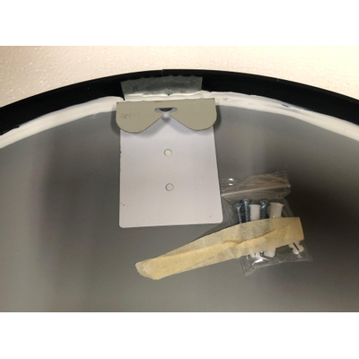 Best Design Goslar Nero ronde spiegel Ø 60 cm