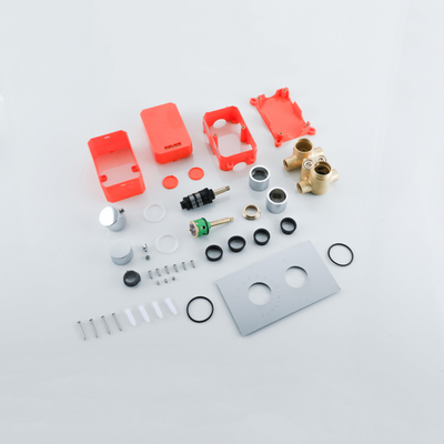 Fortifura Calvi Thermostatische Inbouwkraan - met inbouwdeel - chroom - OUTLET UDEN