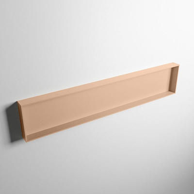 MONDIAZ EASY Nis - 149.5x29.5cm - geschikt voor in- of opbouw - 1 vak - kleur Rosee | Rosee