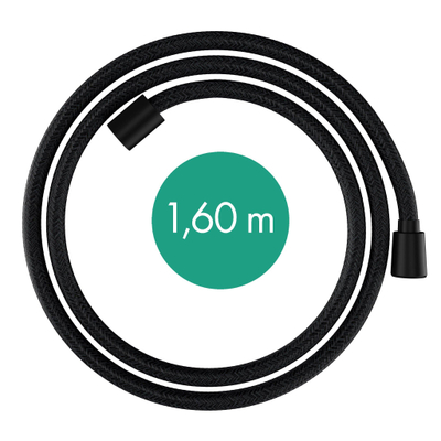 Hansgrohe Designflex textiel doucheslang 160cm matzwart