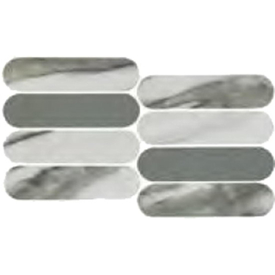 Douglas Jones Moods Mozaiektegel - 20X35cm - 9mm - gerectificeerd - Green/Salvia Glans