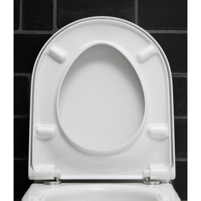 Duravit Starck 3 WC-zitting 43x45x5cm Kunststof wit Glanzend