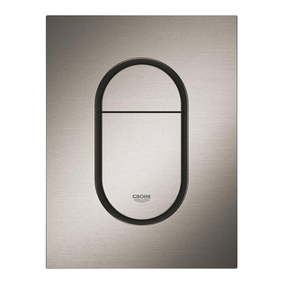 GROHE Arena cosmopolitan S-size drukplaat hard graphite geborsteld